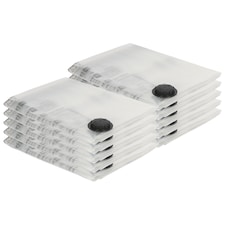 Harbour Housewares Vacuum Storage Bags - Extra-Large (90 x 120cm) - Black - Pack of 10 | Black | Black