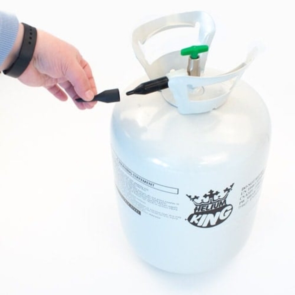 image 1 of Helium Canister with Foil Inflation Adaptor - Fills up to 50 x 9 in balloons