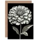 image 1 of Zinnia Flower Bloom Florals Soon Birthday Thank You Card