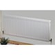 image 3 of 400mm (H) x 400mm (W) - Type 22 Radiator - Double Panel - Double Convector - White Enamel (RAL 9016) - (0.4m x 0.4m) (16" x 16")