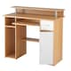 image 2 of Albany Desk with 1 Drawer & 1 Door in White/Naturel