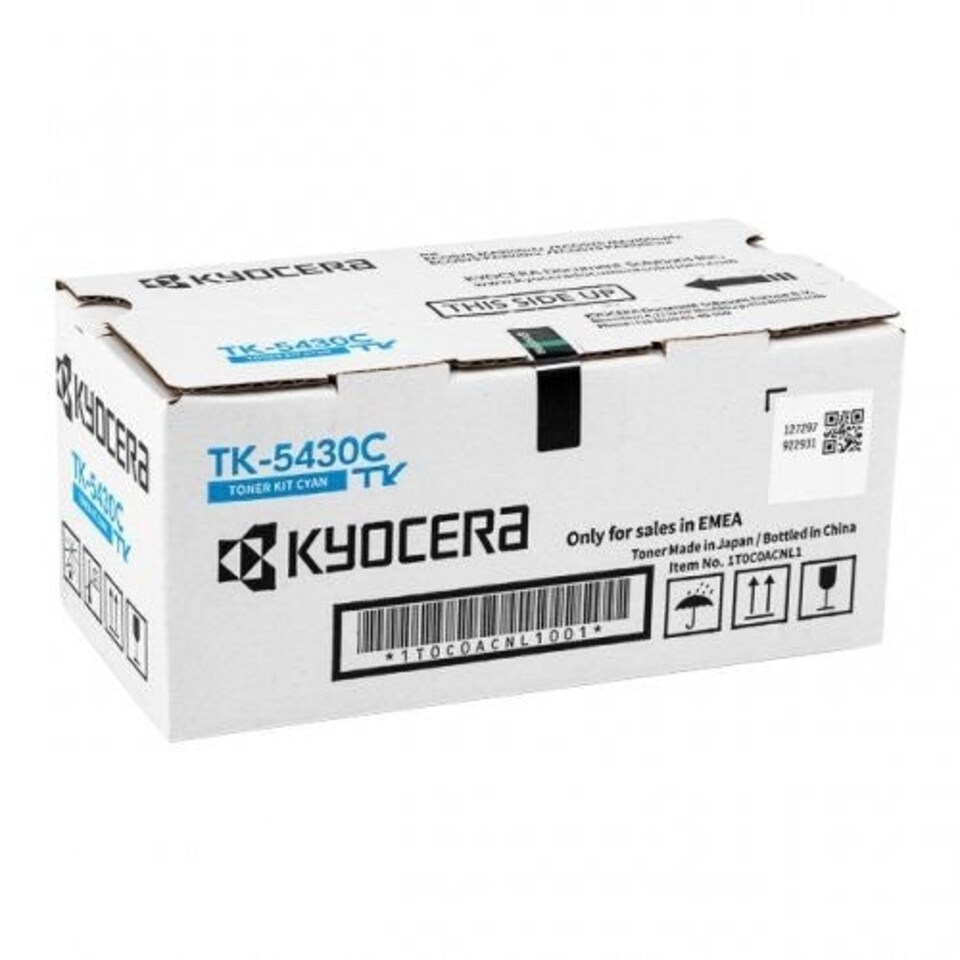 Kyocera Cyan Standard Capacity Toner Cartridge 1.25K pages for PA2100 & MA2100 - TK5430C N/A