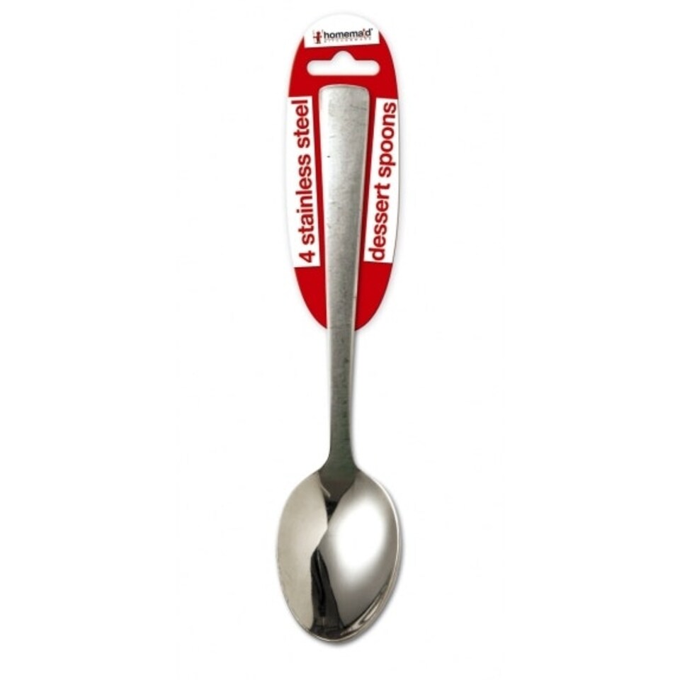 image 1 of 4 Piece Basic Stainless Steel Spoon Set