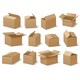 image 3 of 100 x 8 x 6 x 4" (203x152x102mm) Strong Secure Single Wall Cardboard Boxes Ideal For House Moving, Packing & Shipping Items Brown