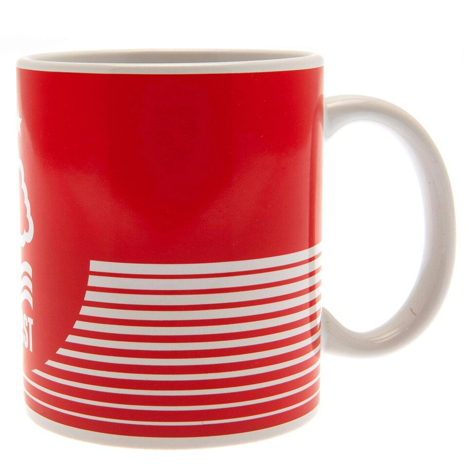 image 1 of Nottingham Forest FC Line Mug - Red/White - 9cm x 8cm