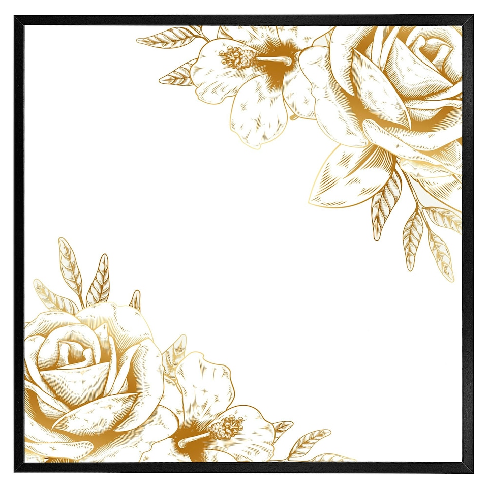 image 1 of Gold rose (Picture Frame) Brown | M