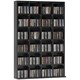 image 1 of HOMCOM DVD CD Media Storage Rack, Video Display Unit, 89 x 130.5 cm, Black