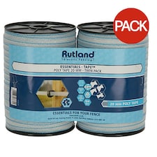 Corral Essentials Poly Tape (Pack of 2) - Blue - 200mm x 2mm