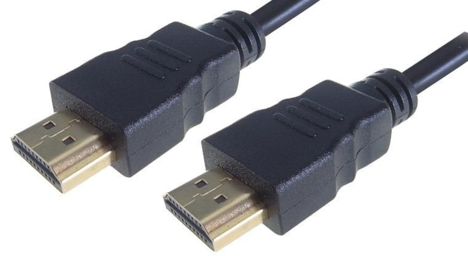COMPUTER GEAR High Speed HDMI Lead, Male to Male, Gold Connectors, 5m Black
