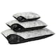 image 3 of Crushed Velvet Cushion Dog Bed - Bunty Bellagio Silver | L