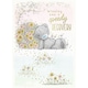 image 1 of Bear Sat Amongst Flowers Speedy Recovery Get Well Card