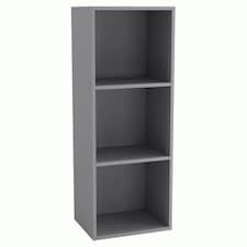 3-Tier Cube Shelving Unit Grey | Unit Colour: Grey