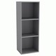 image 1 of 3-Tier Cube Shelving Unit Grey | Unit Colour: Grey