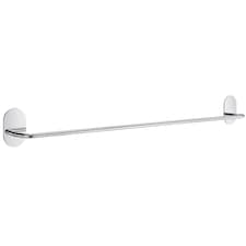 BESLAGSBODEN Chromed Steel Self Adhesive Bathroom Towel Rail