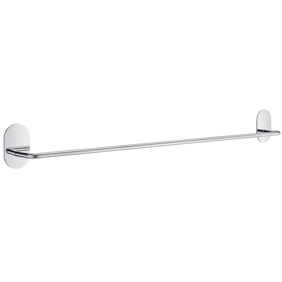 BESLAGSBODEN Chromed Steel Self Adhesive Bathroom Towel Rail