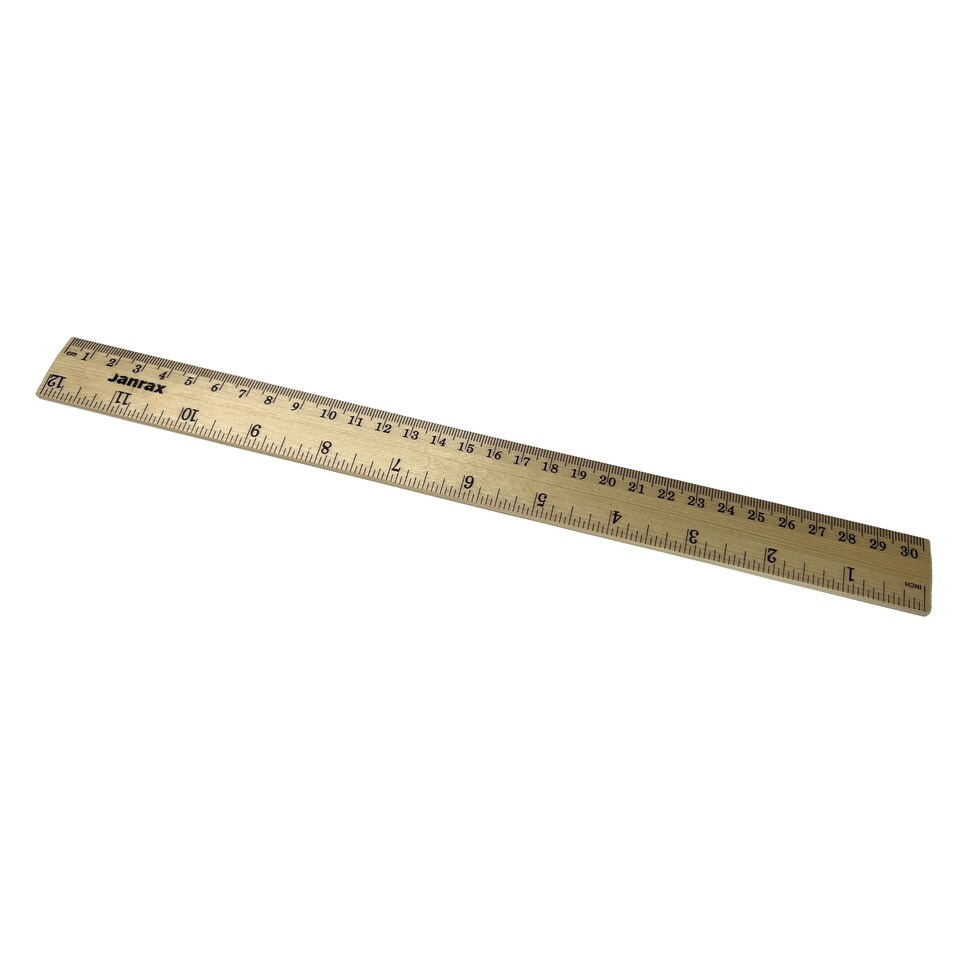 image 1 of 30cm Wooden Ruler by Janrax