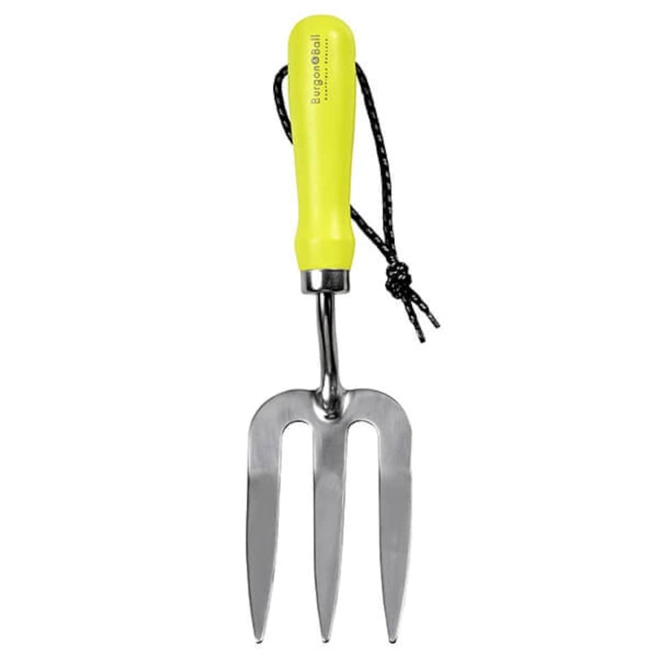 image 1 of RHS Florabrite Fluorescent Hand Fork - Yellow