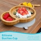 image 3 of Tiny Dining Children's Bamboo Suction Koala Dinner Set - Black