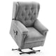 image 1 of Barnsley Fabric Electric Dual Motor Rise Recliner Mobility Armchair (Grey)