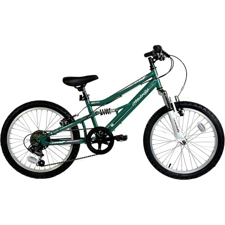 image 1 of Dallingridge Melody 20in Girls Full Suspension Mountain Bike - Metallic Teal/White