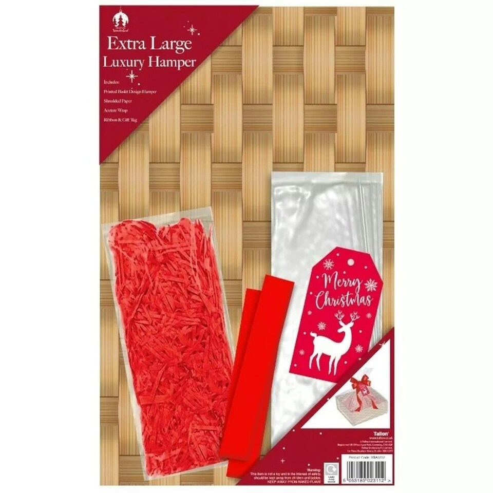 image 1 of Make Your Own Extra Large Luxury Christmas Gift Hamper Kit