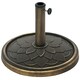 image 1 of Outsunny 12kg Resin Garden Parasol Base Sun Umbrella Base, Bronze Tone