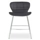image 1 of Interiors by Premier Warton Grey Velvet Bar Chair Grey