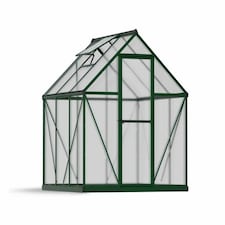 Greenhouse Mythos 6 x 6 - Polycarbonate - L186 x W185 x H208 cm - Green