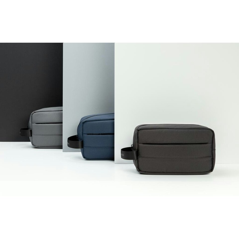 image 1 of XD Xclusive Impact Aware RPET Toiletry Bag - Black - One Size Black