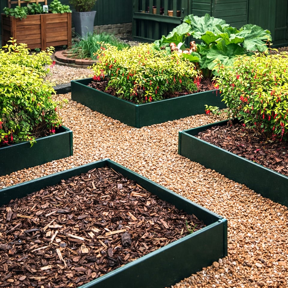 image 1 of GardenSkill Garden Raised Vegetable Bed 2.5x2.5x0.5m H - Modular Crop Flower Planter Frame - Ultra Deep 20 Inch Grow Box Trough