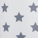 image 6 of First Choice Lighting Set of 2 White with Grey Stars 25cm Light Shades Grey