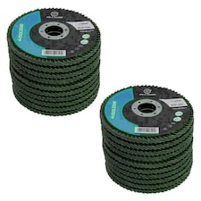 120 Grit Flap Discs Fine Grade Aluminium Oxide Sanding Removal Type 29 20pk