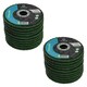 image 1 of 120 Grit Flap Discs Fine Grade Aluminium Oxide Sanding Removal Type 29 20pk