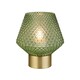 image 1 of Green Glass Table Lamp | Green