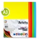image 1 of Pack of 200 A3 160gsm Rainbow Coloured Card Sheets by Premier Activity