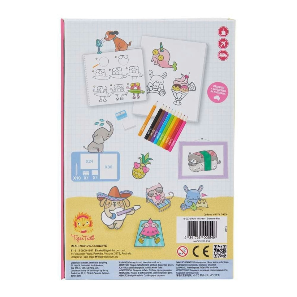 image 1 of How to Draw - Summer Fun