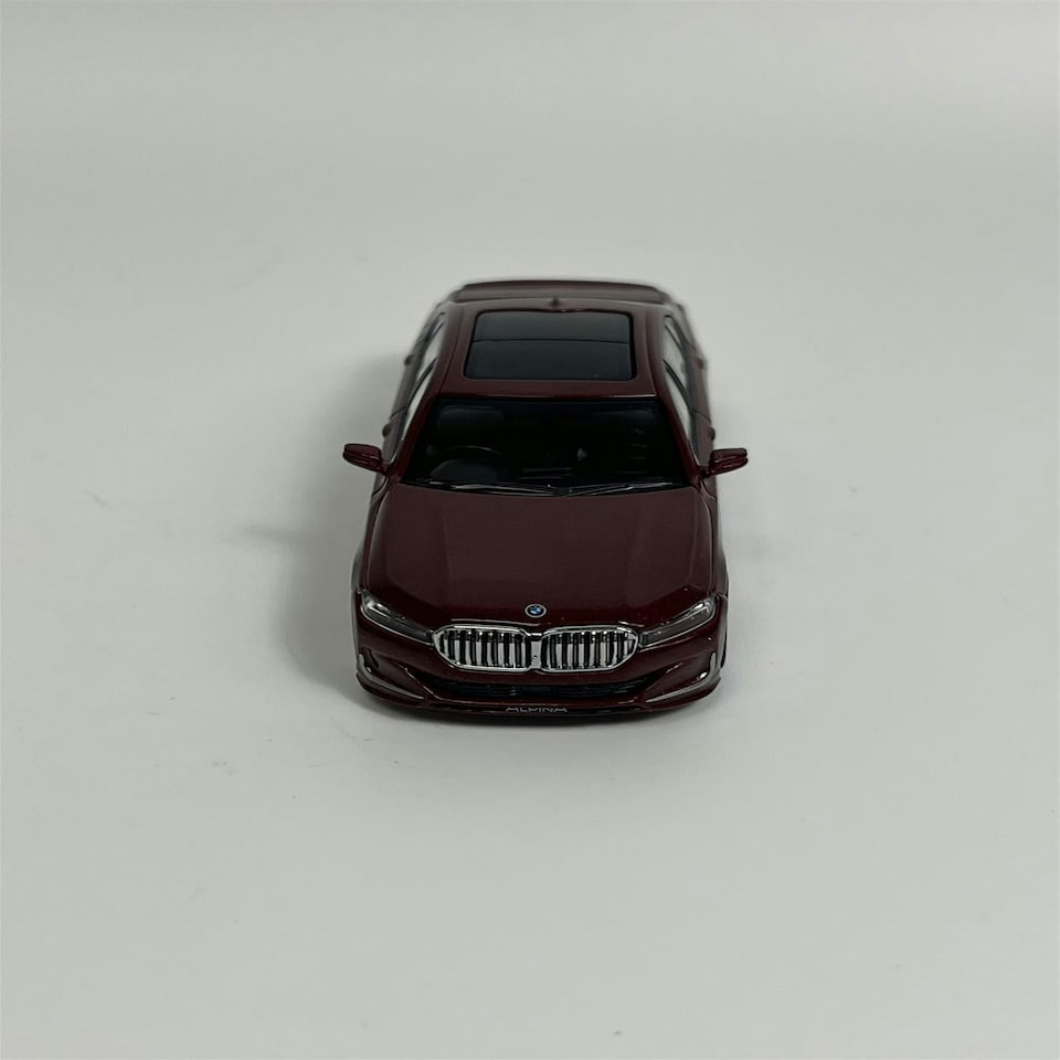 image 1 of BMW Alpina B7 xDrive Aventurin Red RHD 1:64 Scale Mini GT MGT00693R