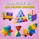 image 8 of Science Kidz 104 Piece Magnetic Tiles Set