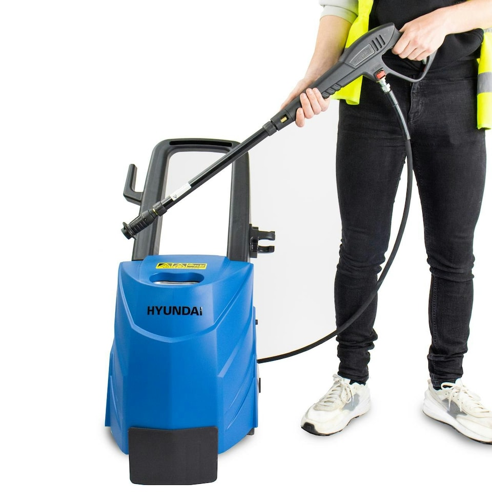 image 1 of Hyundai 2100psi 145bar Hot Pressure Washer, 80°C 2.3kW Power Jet Washer HY145HPW-1