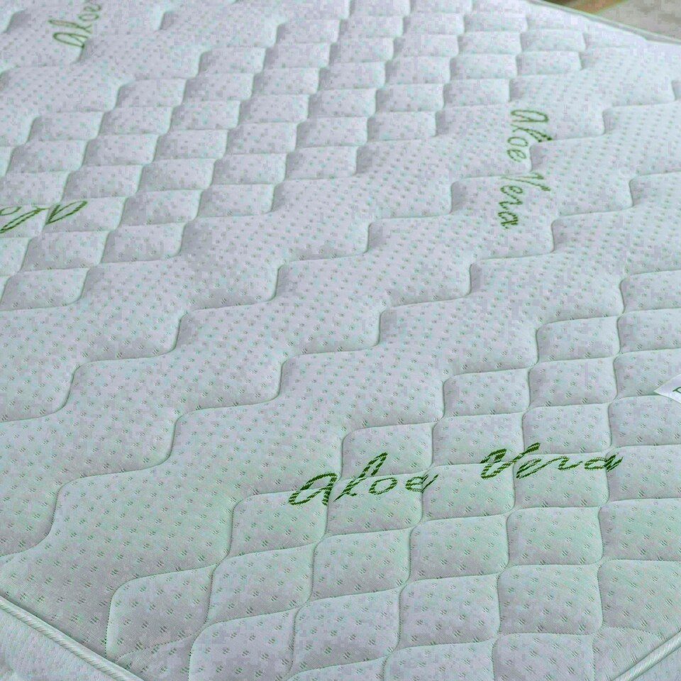 image 1 of Aloe Vera Pocket Sprung Memory Foam Mattress Small Double