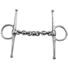 Shires Waterford Horse Full Cheek Snaffle Bit - Silver - 5.5in