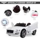 image 3 of HOMCOM Bentley GT Licensed 12V Electric Car for Kids, Kid's Electric Ride on with Remote Control, Ride on Car with LED Lights, Music, for 3-5 Years, White