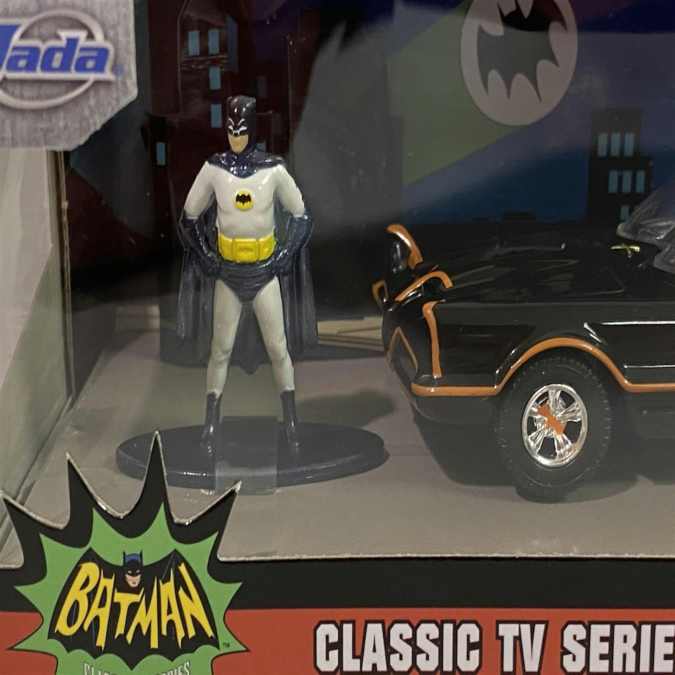 image 1 of Batman 1966 Batmobile with Figure 1:32 Scale Jada 31703