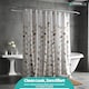 image 9 of Leaves Design Waterproof Shower Curtain with 12 Hooks - 180x200cm