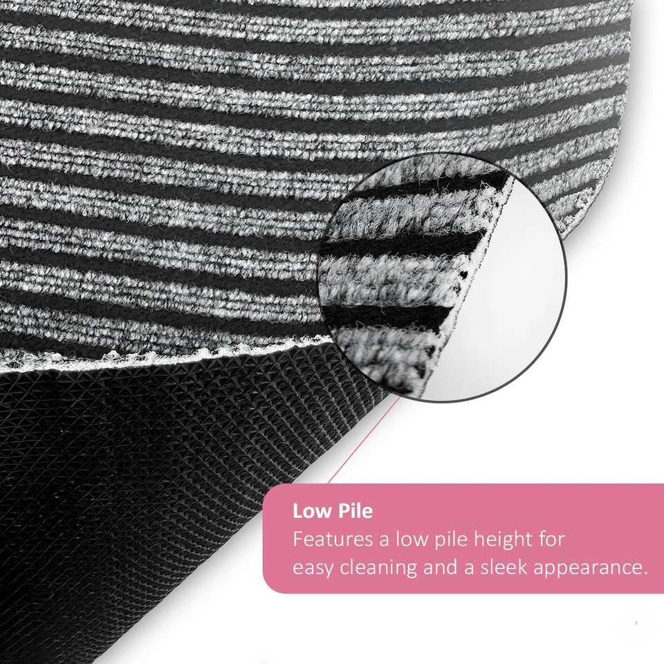 image 1 of Striped Needlefelt Kitchen Runner 60cm x 200cm