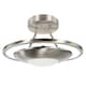 image 7 of Modernistic Semi Flush Energy Saving LED Ceiling Light Fitting in Satin Nickel | Silver
