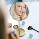 image 5 of Harbour Housewares Pedestal Mirror - 18.5cm x 34.5cm - Gold Gold