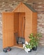 image 1 of Tall Tool Store Garden Shed - Dip Treated Approx 3 x 2 Feet | Brown