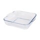 image 1 of Argon Tableware Square Glass Oven Dish - 24cm x 21cm | Clear | Clear | 24cm x 21cm