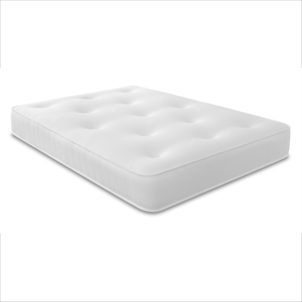 image 1 of Sleep Warmer Premium Tufted Mattress - 20cm Deep, Dual Comfort Fillings | White | Double